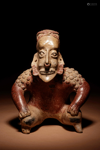 A Jalisco Hunchback Figure Height 11 inches.