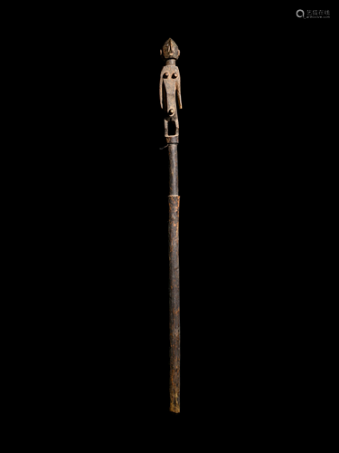 A Dogon Prestige Staff Height 35 inches.