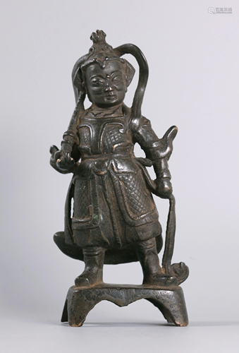 Chinese bronze immortal, possibly Ming dynasty