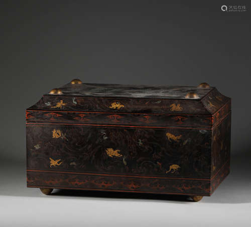 Lacquer jewelry box of Han Dynasty漢代漆器首飾盒