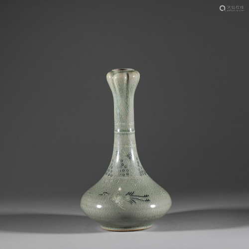 Korean celadon bottle in Song Dynasty宋代朝鮮青瓷淨瓶