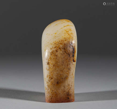 Hetian jade seal in Qing Dynasty清代和田玉印章