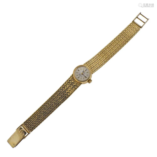 Omega Tiffany & Co Ladymatic Mid Century 14k Gold