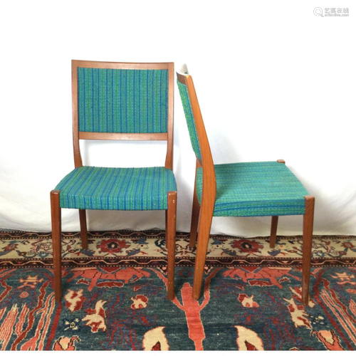 Pair of Swedish Modern Svegard Markaryd Dining Chairs.