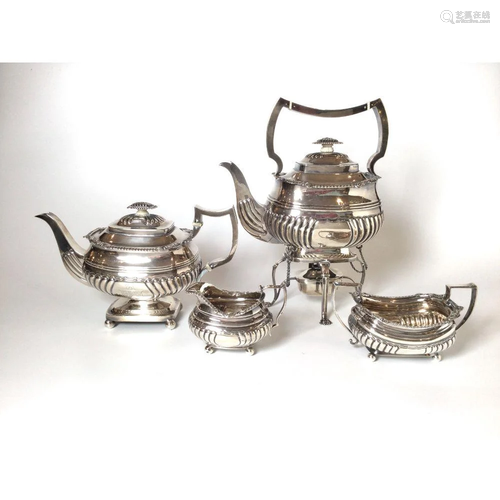 English Sterling Tea Set