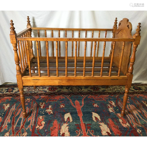 Beautiful Birdseye Maple Crib