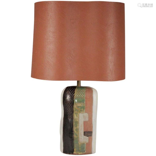 Marianna von Allesch Cubist Mid Century Table Lamp