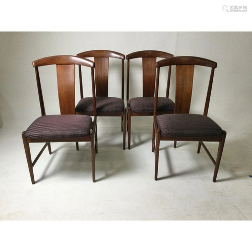 Set of Four Teak Dining Chairs by Folke Ohlsson for