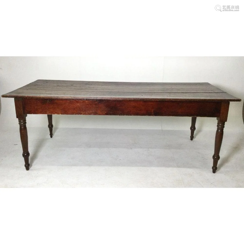 19th century Farm Table