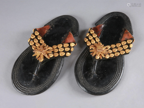 An Asante Pair of Sandals, 