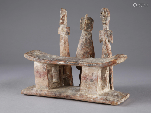 3 Ada Figurines and a stool, 