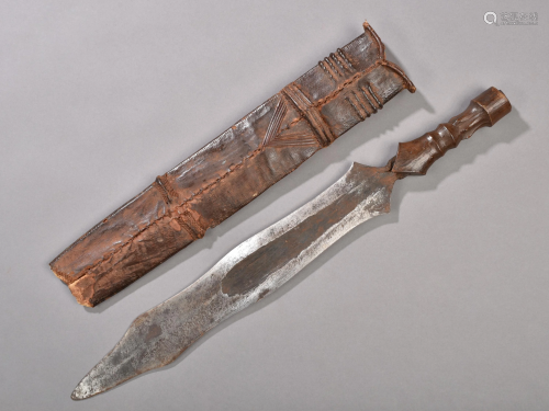 A Salampasu Short Sword with Sheath