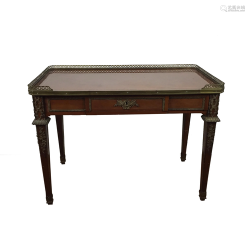 French Louis XVI style writing desk.