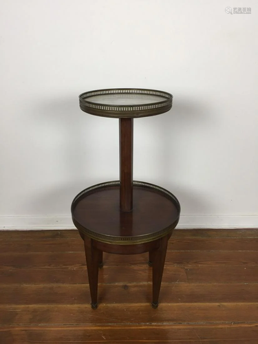 English Sheraton style side table