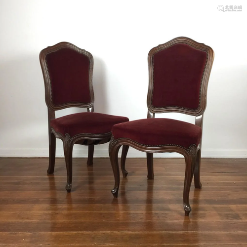 Pair of Regency style chairs