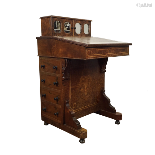 Davenport type desk