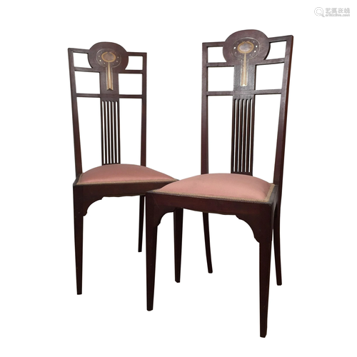 Pair of art deco chairs