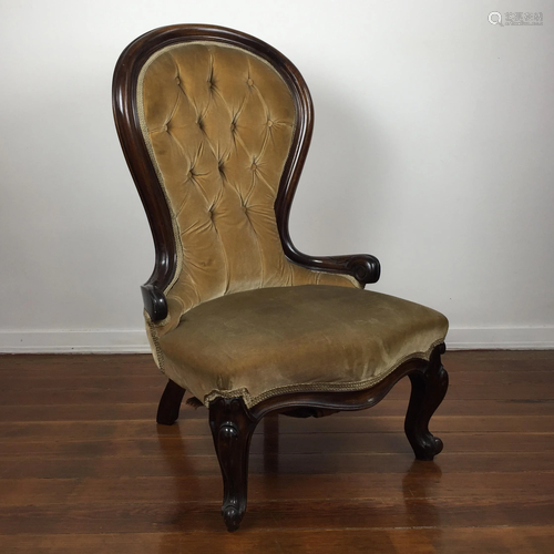 Small Victorian armchair