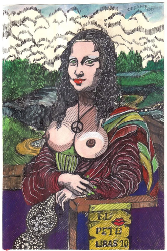 The Gioconda Mona Lisa 1 drawings 2011