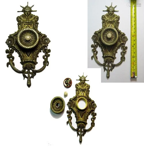 STUNNING Liberty brass door bell