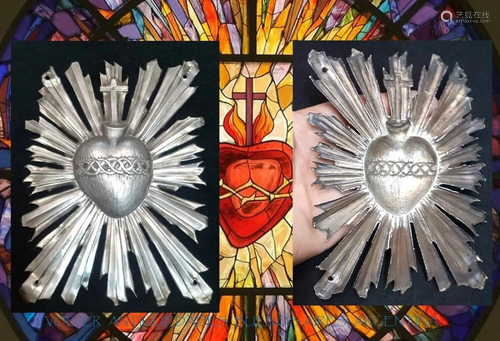 Sacred Heart of Jesus silver