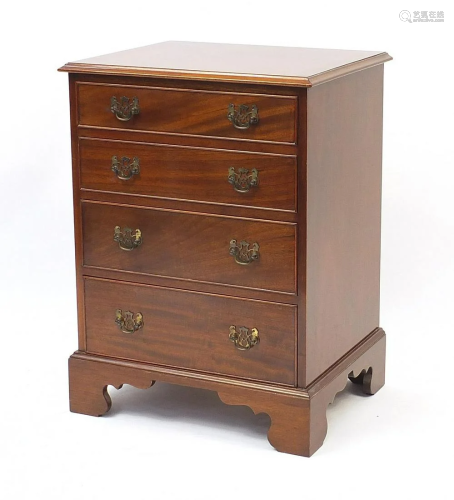 Redman & Hales Georgian design mahogany four drawer
