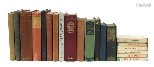 Antique and later hardback books including The Ancient