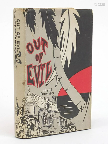 Out of Evil by Jayne Downes 1982, signed by the author,