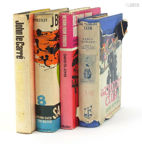 Four hardback books with dust jackets comprising Return