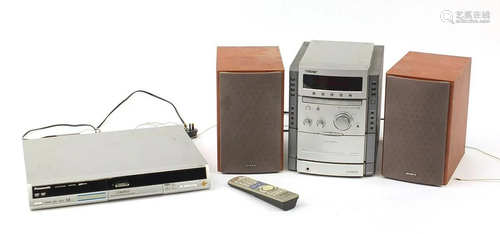 Sony mini HiFi system with speakers, model HCD-CPX22