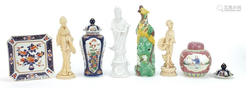 Chinese and Japanese ceramics and sundry items