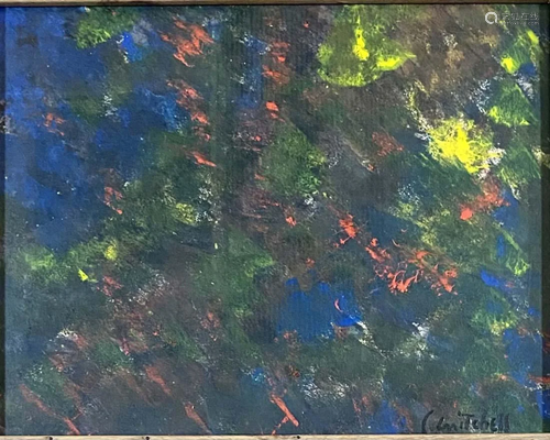 JOAN MITCHELL ABSTRACT OIL ON PAPER V$6,000