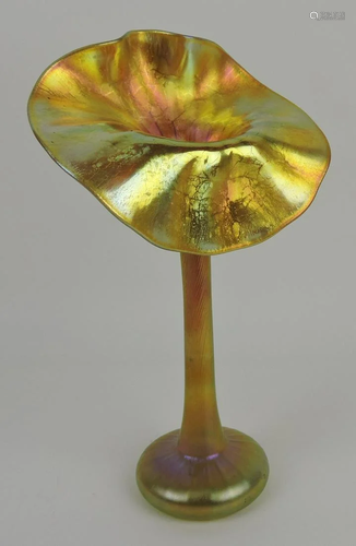 Studio art glass gold iridescent