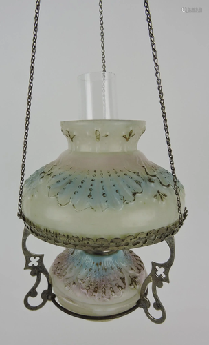 RARE Victoria miniature hanging oil