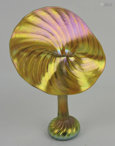 Lundberg Glass Art gold iridescent