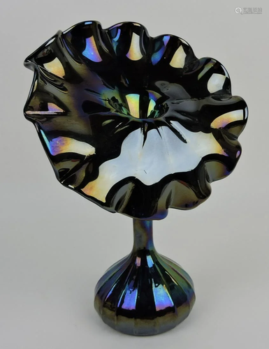 Iridescent art glass jack in the pulpit