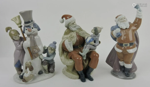 Lladro lot of 3 figures: 5713, 5711, 6500