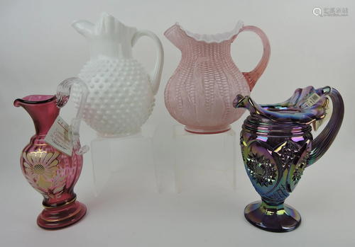 Fenton lot of 4 pitchers