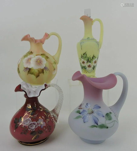 Fenton lot of 4 pitchers