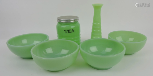 Fire King Jadeite lot of 4 - 5