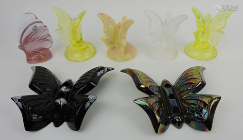 Fenton lot of 7 butterflies