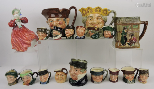 Royal Doulton lot of 19 pieces: