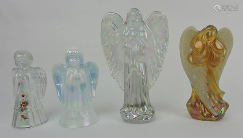 Fenton lot of 4 angel figures