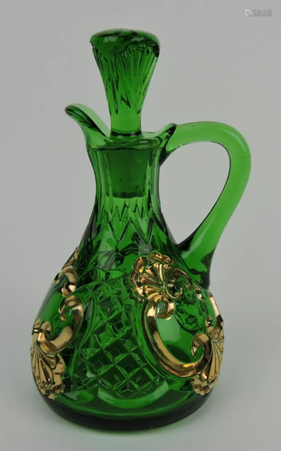 EAPG green Croesus large cruet