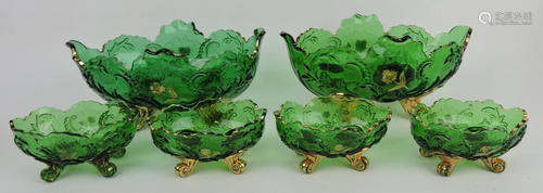 EAPG green Intaglio lot of 2 master