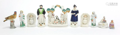 Victorian and later ceramics including Staffordshire