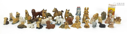 Collection of Wade Whimsies including Disney animals,