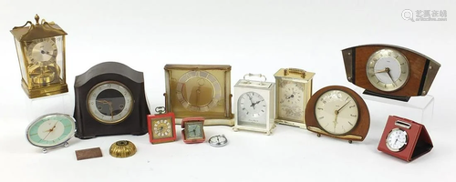 Vintage and later clocks and pocket watches including