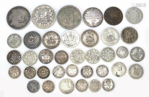 18th century and later British and world coinage and