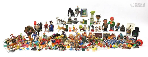 Large collection of vintage and later toys including